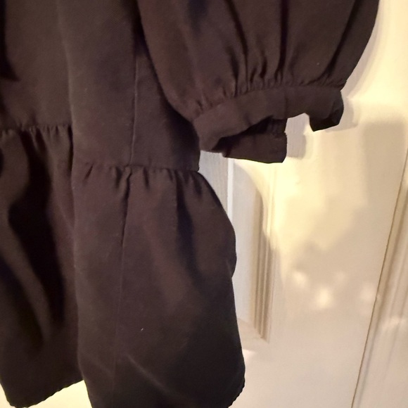 Zara Black Long Sleeve Dress - Picture 3 of 7